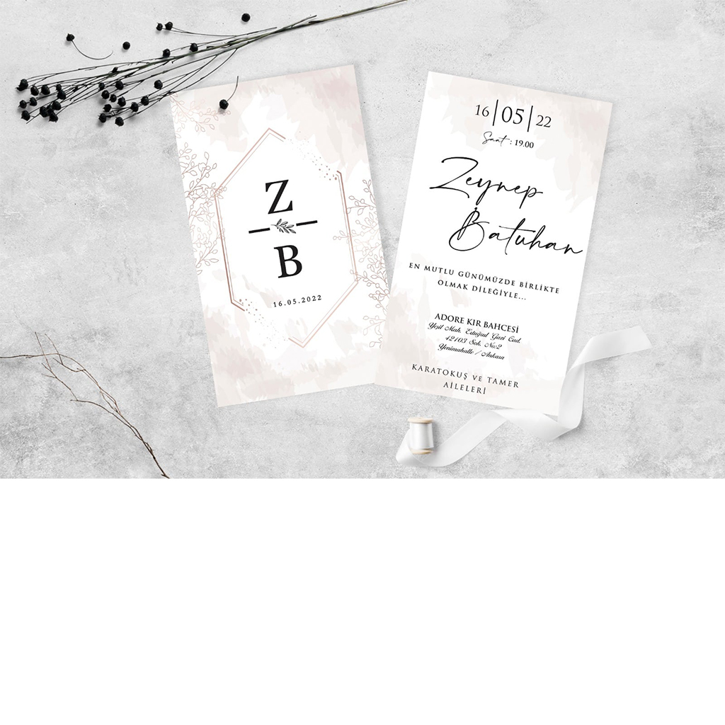 BEYAZ DİK ZARFLI